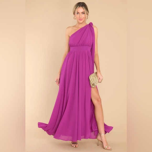 Goddess Behavior Maxi dress - Berry - Picture 2 of 6